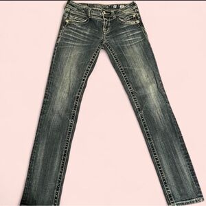 Miss Me Charcoal Skinny Jeans